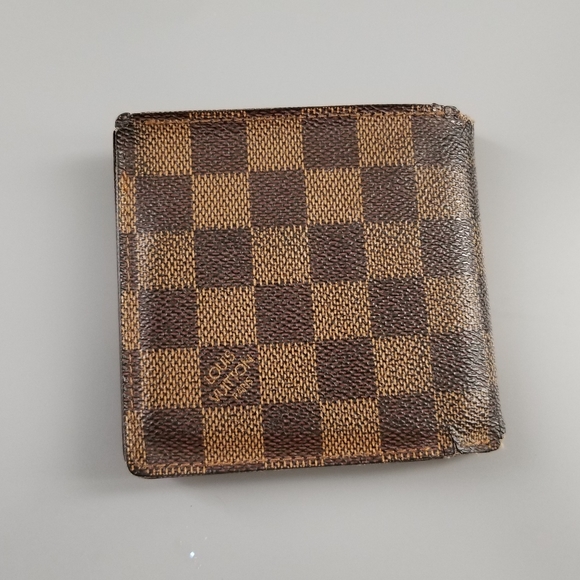 LOUIS VUITTON Multiple Men's Wallet Damier ebene Print/Spain - Picture 2 of 16